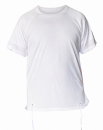 Dry-Fit Tzitzit T-shirt With Kosher Tzitzis in White
