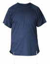Dry-Fit Tzitzit T-shirt With Kosher Tzitzis in Dark Blue