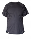 Dry-Fit Tzitzit T-shirt With Kosher Tzitzis in Black