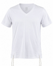 Dry-Fit Tzitzit T-shirt With Kosher Tzitzis in White