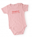 Barbara Shaw Short Sleeve Baby Onesie - Gorgeous Just Like My Mom 3-6 Months 1 in stock