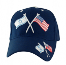 Israel-US Flag Navy Cap