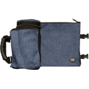 Insulated Tefillin Holder and Weatherproof Tallit Bag - Blue Jean Denim Fabric