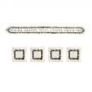 Emanuel Embroidered Atara with 4 corners - Jerusalem Bracha Olive Green