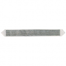 Atarah for Tallit - Stones Diamond Double Row Pattern
