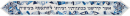 Yair Emanuel Atarah for Tallit - Blue Geometric Design