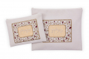 Ronit Gur Impala Tallit Bags Set Off-White, Red Pomegranates on Gold Trellis