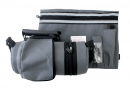 Set, Insulated Tefillin Holder and Weatherproof Tallit Bag - Gray