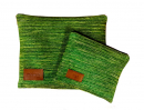 Ronit Gur Tallit and Tefillin Bag Set, Woven Fabric - Green-Turquoise