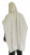 Talitnia Acrylic Tallit Imitation Wool Prayer Shawl - White & Silver Stripes