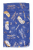 Womans Head Scarf Gold Jerusalem Images with Dove, Lion & Psalm Verse  Blue
