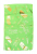 Womans Head Scarf, Gold Jerusalem Images with Dove, Lion & Psalm Verse  Green