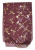 Womans Head Covering with Menorah, Star of David and Fish Design - Maroon