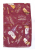 Womans Head Scarf Gold Jerusalem Images with Dove, Lion & Psalm Verse  Maroon