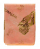 Womans Head Scarf  Gold Jerusalem Images with Dove, Lion & Psalm Verse  Peach