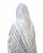 Noam Acrylic Tallit Prayer Shawl  Light Blue and Silver Stripes