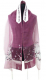 Ronit+Gur+Tallit+Prayer+Shawl+Set%2C+Deep+Pink+With+Flower+Design+-+Organza
