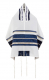 Ronit+Gur+Navy+and+Gold+Stripes+Tallit+Prayer+Shawl+with+Blessing+with+Bag+and+Kippah