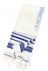 Traditional+Wool+Tallit+with+Blue+and+Silver+Stripes+by+Talitnia