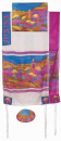 Yair Emanuel Hand Painted Pure Silk Tallit Set - Colorful Jerusalem Views