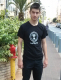 Mossad+and+Menorah+Emblem+Short+Sleeve+T-Shirt