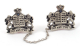 Silver+Plated+Lions+Tallit+Clips