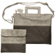 Faux+Leather+Tallit+%26+Tefillin+Bags+and+Strap+-+Dark+and+Light+Gray