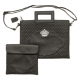 Leathery+Tallit+%26+Tefillin+Bag+with+Frame%2C+Handle+%26+Shoulder+Strap+-+Black