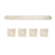 Yair+Emanuel+Atarah+Plus+4+Corners+for+Tallit%2C+Floral+Design+-+Silver+on+White