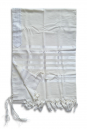 Barak Tallit Light Weight Non Slip with White Strieps by Talitnia